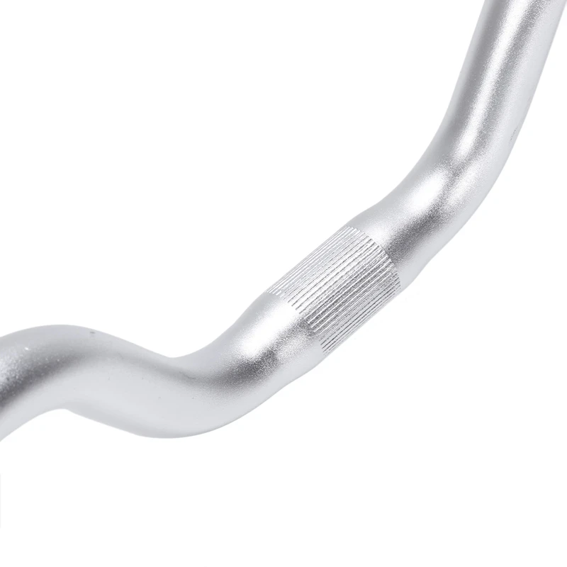 Универсальная ручка из алюминиевого сплава для велосипеда 25,4 мм x 520 мм Серебристый