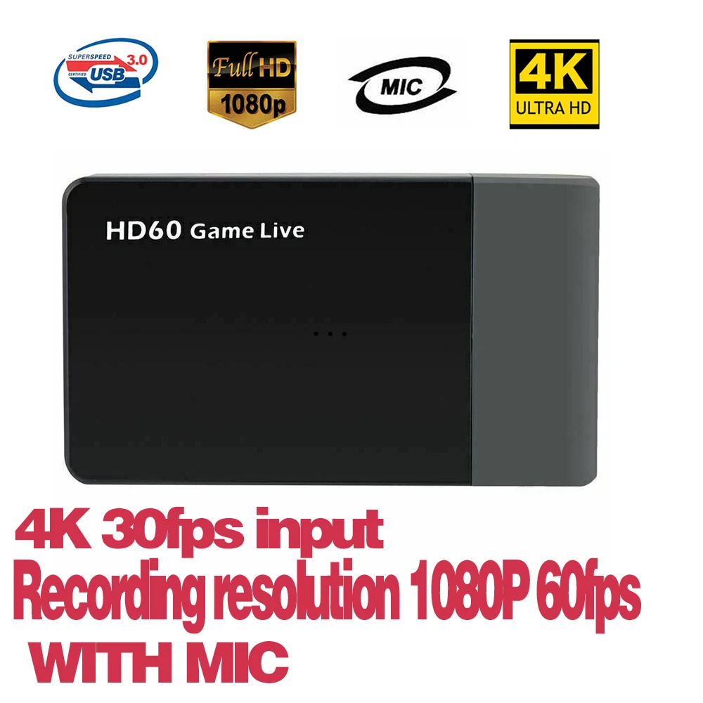 Готовый запас EZCAP 261M 1080P HDMI телефон игра HD видео Захват Box Grabber для XBOX PS4 TV STB Запись