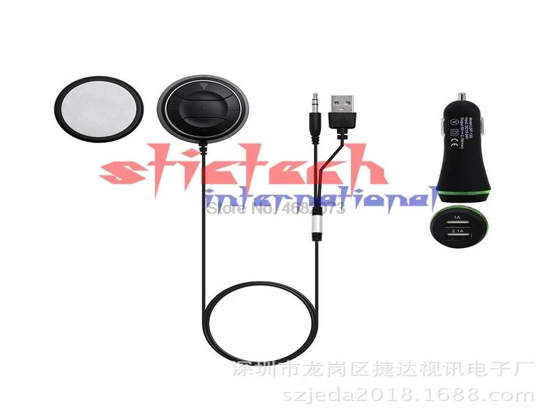 Dhl ИЛИ ems 5 шт. беспроводной автомобильный комплект Bluetooth V4.0 NFC AUX музыкальный