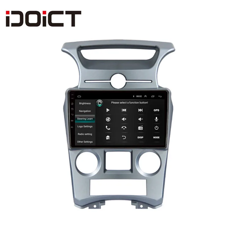 

IDOICT Android 8.1 Car DVD Player GPS Navigation Multimedia For KIA Carens 2007-2012 radio car stereo bluetooth wifi