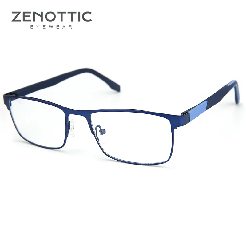 

ZENOTTIC Brand Metal Glasses Frame Unisex Square Eyeglasses Optical Eyewear High Quality Eye Glasses Frames For Women
