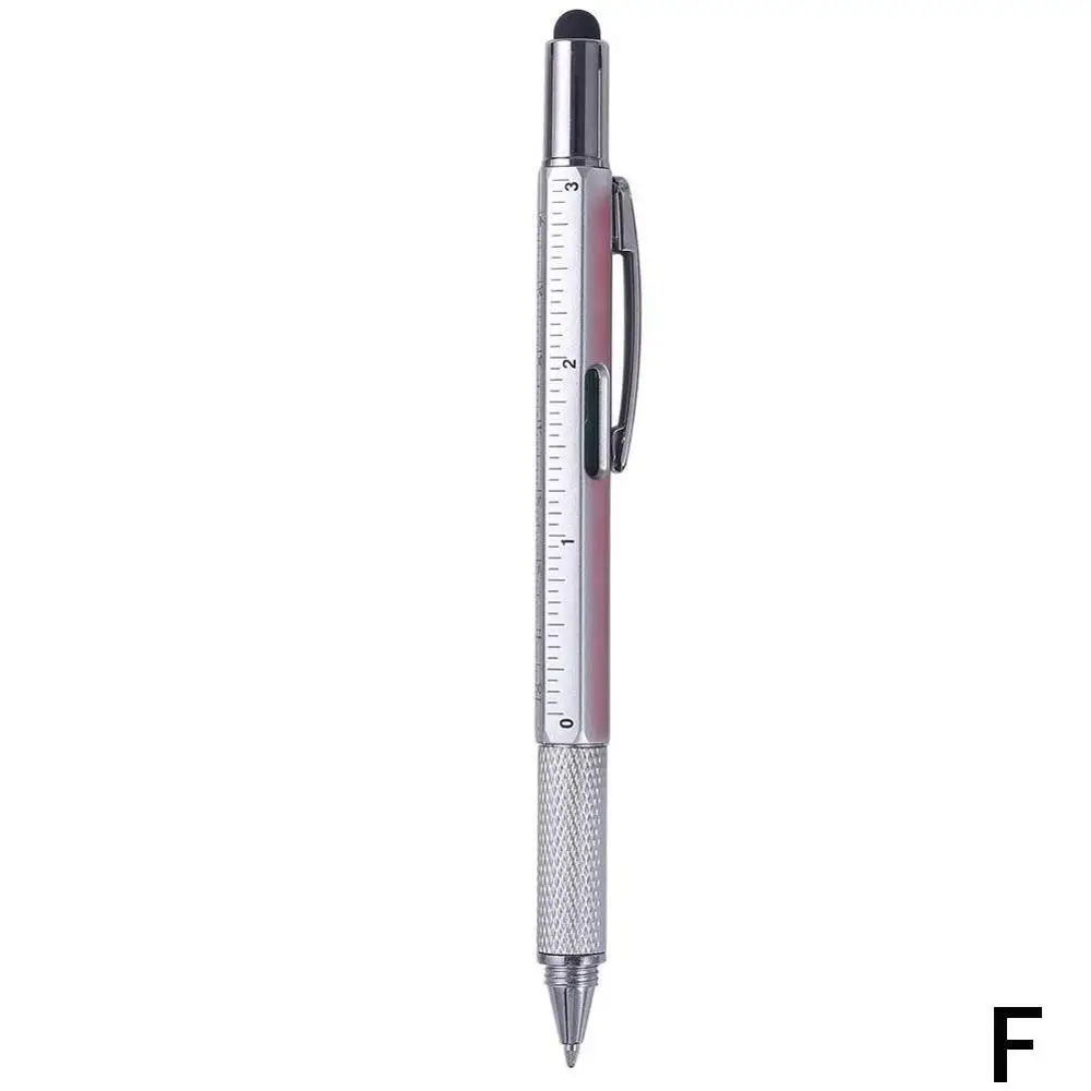 1 шт., многофункциональная отвертка, шариковая ручка, экранная Металлическая Офисная поставка, канцелярские принадлежности, школьные подарочные ручки, инструмент Y8S5 - Цвет: F