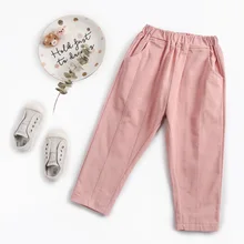 Детская одежда для младенцев осенняя одежда для младенцев брюки для девочек от 3 лет детская повседневная одежда из чистого хлопка