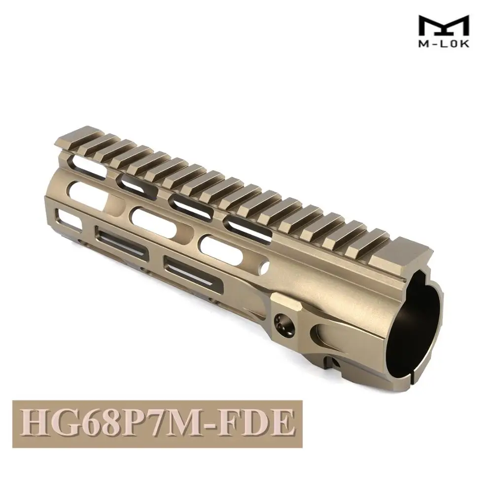 MLOK рукавицы поплавок ar15 handguard mlok " цвет FDE Нескользящие дизайн тактические аксессуары