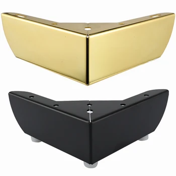 

4Pcs/Lot Stainless Steel Furniture Sofa Legs European Cabinet Feet Hardware Accessories Gold Polished Furniture Parts Legs