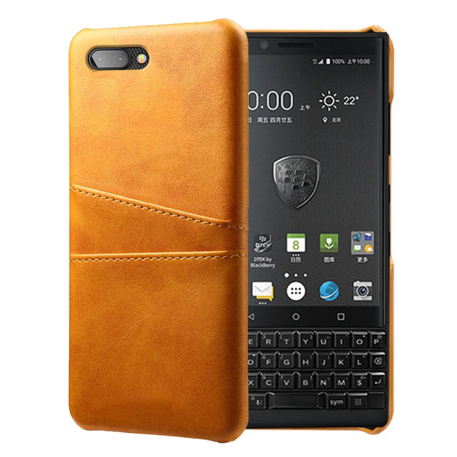 SCK кожаные держатели для телефонов для BlackBerry Key 2 Key2 чехол тонкий гибридный жесткий чехол для телефона