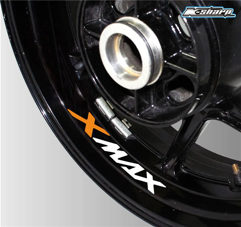 Модифицированный мотоцикл наклейки персонализированные Творческий колеса аксессуары светоотражающий интерьер наклейки для YAMAHA XMAX - Цвет: K-LQT-XMAX-04