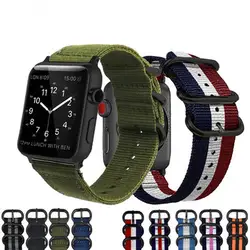 10 PCSHot, нейлоновый ремешок для наручных часов Apple Watch, версии 3, 2, 1, спортивный кожаный браслет, 42 мм, 38 мм, ремешок для наручных часов iwatch