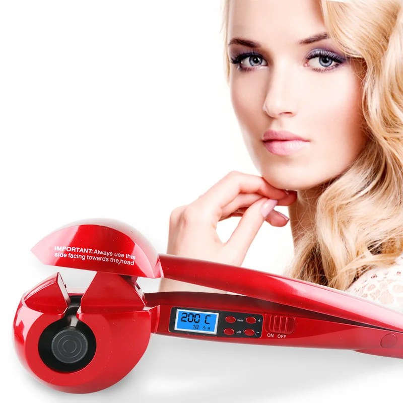 Tanie WX Automatyczne Kobiety lokowka do wlosow Wielofunkcyjny Spirala hair curler curlers hair curling iron LED Narzędzia do włosów lokówka do włosów Ceramika prostownica lok wka lokowki Leniwy lokówki do włosów