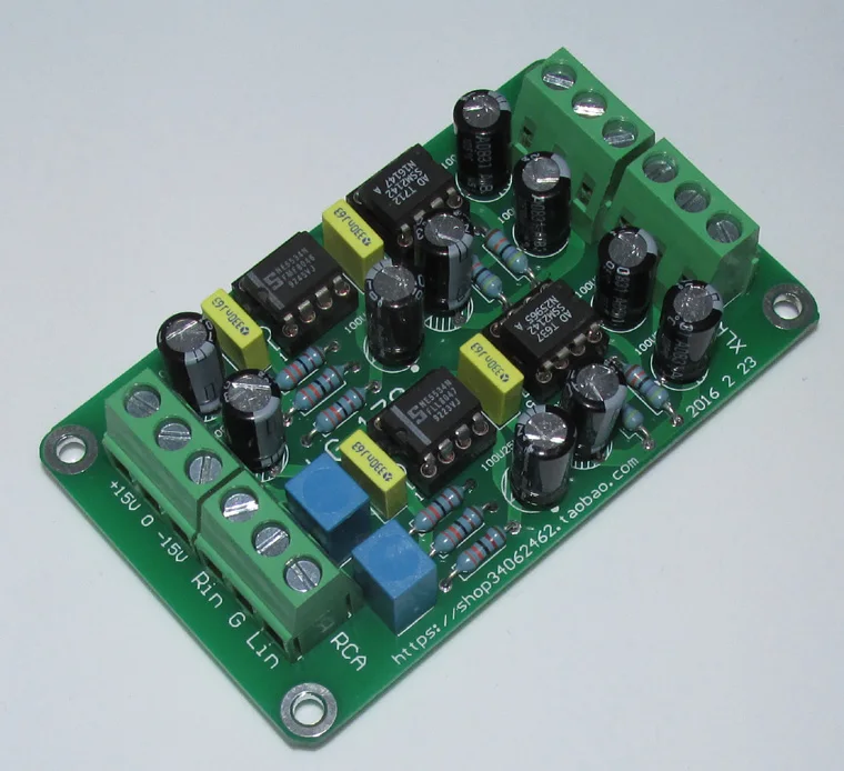 Бесбалансная печатная плата SSM2142 с RCA для сбалансированного выхода XLR отличная