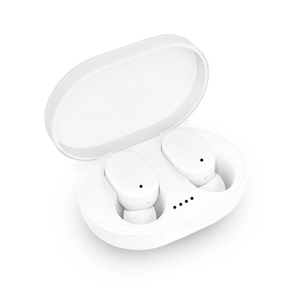 OEM Airdots, TWS Bluetooth 5,0 наушники стерео бас наушники 280 мАч зарядная коробка IPX4 Sweatproof наушники pk redmi Airdots - Цвет: A6S White