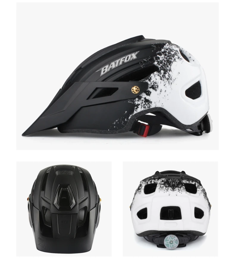 2022 NEW BATFOX Bicycle Helmet women men Adult helmet fox mtb Intergrally-molded Mountain bike helmet