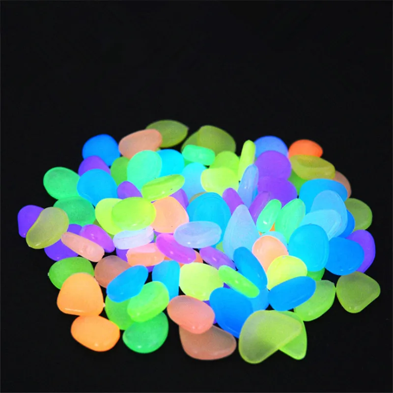 Glow in the Dark Garden Pebbles Glow Stones Rocks for Walkways Garden Path Patio Lawn Yard Decor Luminous stones 10/20Pcs glow stones