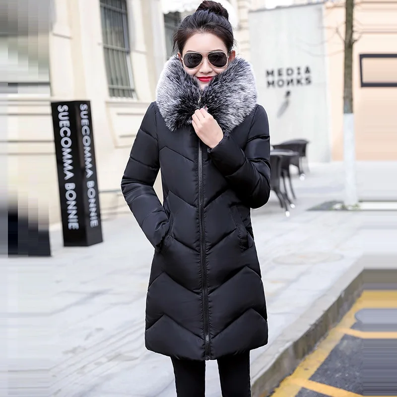 EORUTCIZ Winter Long Down Coat Women Plus Size 7XL Ultra Light Warm Hoodie Jacket Vintage Black Autumn Duck Down Coat LM171