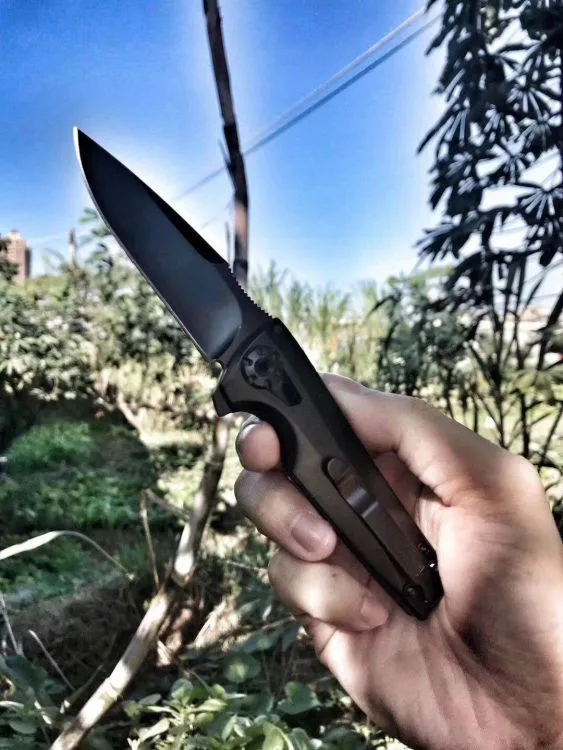 

NEW Arrival KX1988 8CR13mov blade stainless steel handle camping survival folding knives Utility EDC tools