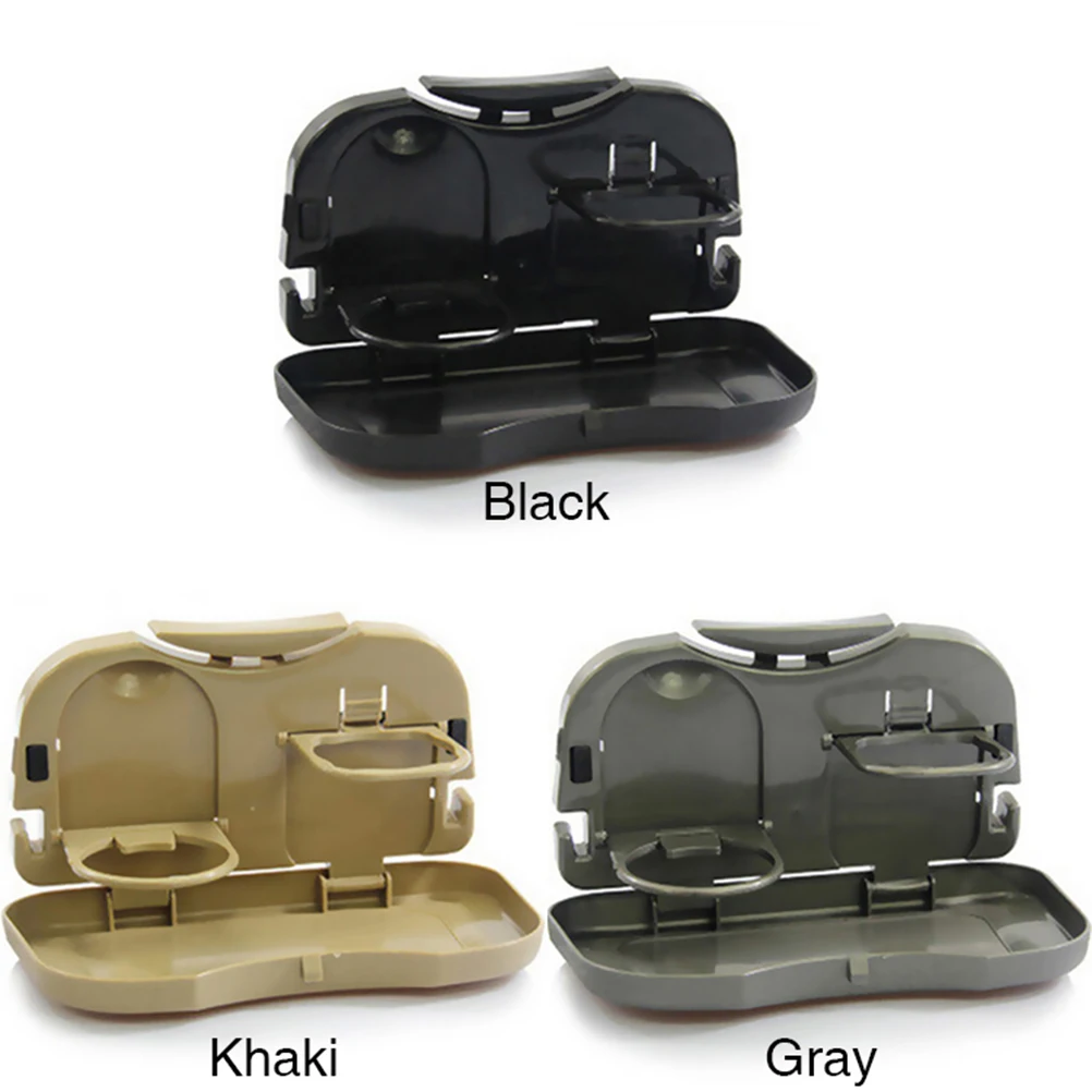 1x New Folding Auto Car Back Seat Table Drink Food Cup Tray Holder Stand Desk