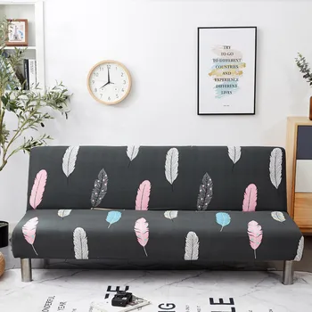 

PY 41 Sofa Cover Folding Sofa Bed Cover Stretch Big Elasticity Couch Cover Without Armrest Cover for Sofa Bed