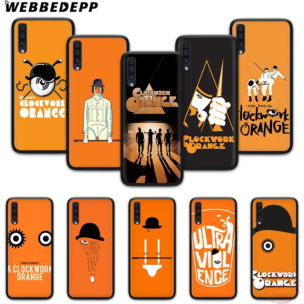 WEBBEDEPP Заводной апельсин мягкий чехол для телефона с изображением цветов Samsung A10S A6
