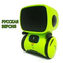 AT RC Smart Robot Intelligent Voice Control DIY Body Toy Baby Robot Toys Intelligent with Dancing Winking Model for Kid Products