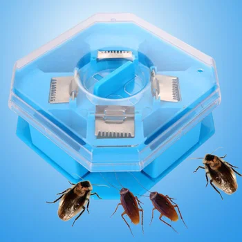 

Reusable Cockroach Trap Box Flycatcher Fly Trap Pest Reject Control Catcher Catching Artifacts Insect Trap Roach Killera Droship