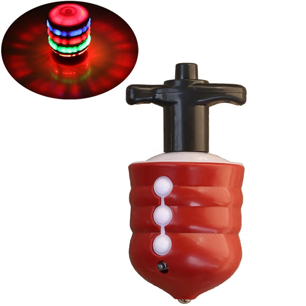 spinning top toy with lights