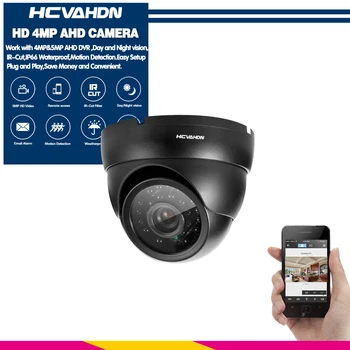 

HCVAHDN HD 4mp 4in1 AHD TVI CVI CVBS 2560*1440 4mp CCTV Camera Security Indoor dome Weatherproof Camera