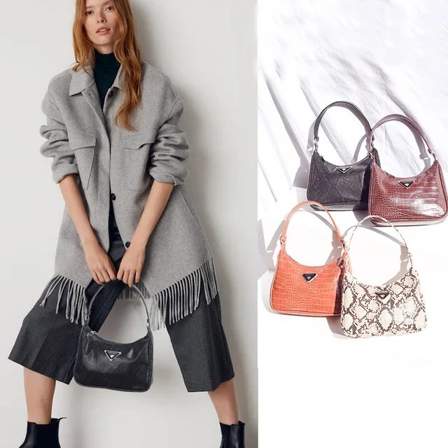 Retro Shoulder Bag For Women Trendy Vintage Nylon Handbag Female Small Subaxillary Bags Casual Retro Mini Shoulder Bag Bella 180 4