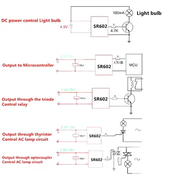 

MINI SR602 Motion Sensor Detector Module Pyroelectric Infrared Sensory Switch With High Sensitivity PR Sale