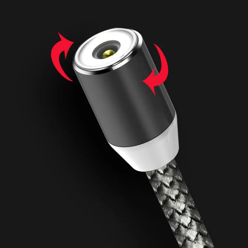 1 м 3 в 1 магнитное зарядное устройство USB кабель для передачи данных USB C Тип C Micro USB 8 Pin для Iphone 8 samsung Note 9 Быстрая зарядка 2 в 1 Кабели