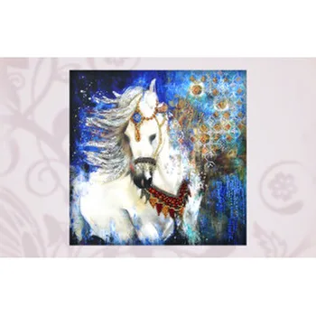 

63009 set for embroidery with beads Astrea 'horse in lesu' 35x35 cm