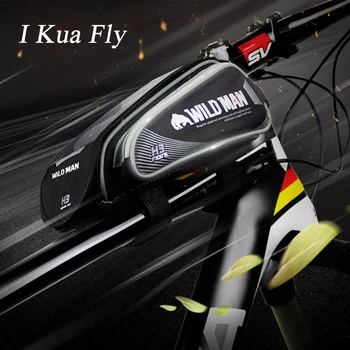 

Bike Bag MTB Road Waterproof Reflective Touchscreen 6.2" Phone Case Cycling Bicycle bag Top Front Tube Frame Bag Accessories 4