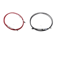 2 шт. черный и красный Дроссельный пульт дистанционного управления кабель для Yamaha моторы-10 футов 3 метра