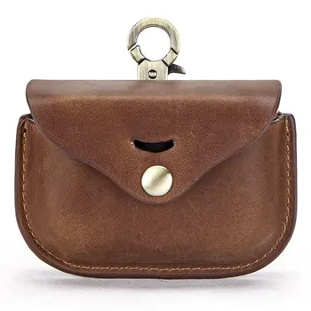 

Hot Sale Leather Case Wireless Bluetooth Headset Sheath Mini Bag 360 Degree All-Around Protective Cover For Sony Wf-1000xm3