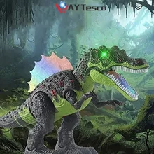 Jouets de dinosaures électriques de grande taille, parc monde, Robot dinosaure marche avec son léger tyrannosaure Rex jouets pour garçons