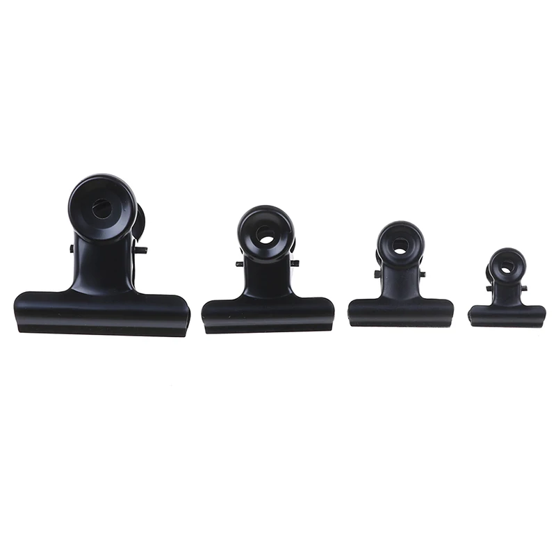 

Letter Clips Stainless Steel 5 Pcs Black Metal Paper File Binder Clip Stationary Office Supplies