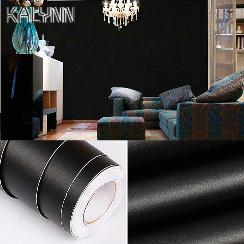 Wall Stickers Self Adhesive Wallpaper Vinyl Wallpaper Kitchen Wallpaper Peel and Stick Paper Self Adhesive Liner Classic Black White Self-Adhesive Wallpaper for Living Room Kitchen
