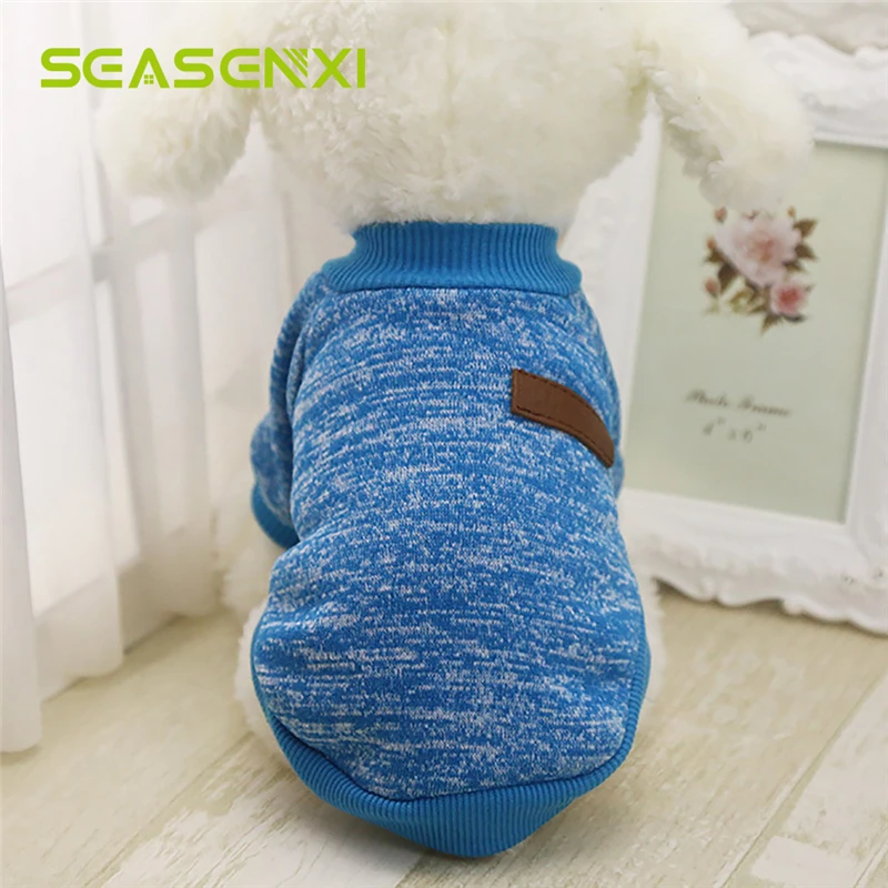 Чихуахуа зимняя одежда XS-XXL теплый свитер одежда куртка для собак пальто мягкая рубашка для собак костюмы для домашних животных свитер со щенком