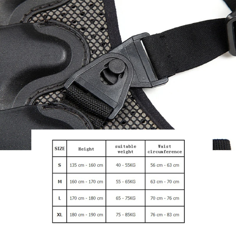 SULATE Motorcycle Back Armor Protector Motocross Bike Rock Climbing Ski Skate Snowboard Cycling Back Protector Body Spine Armour