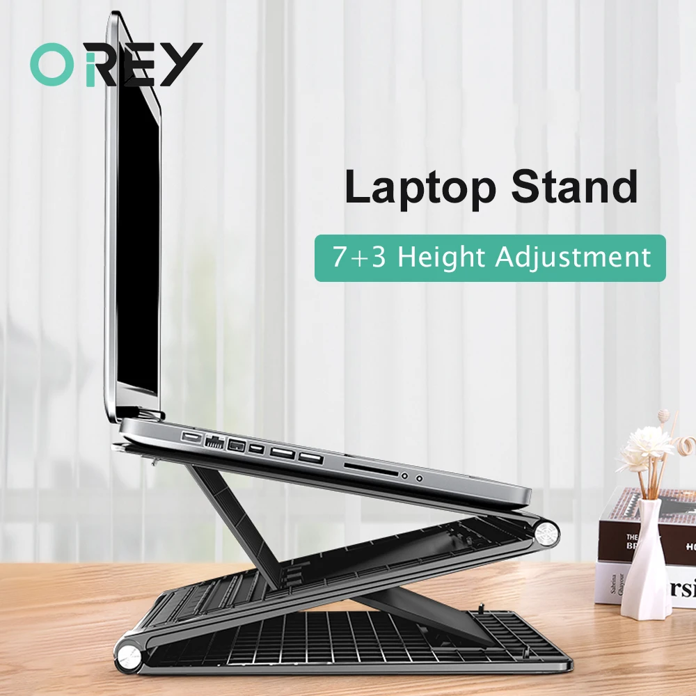 Портативная подставка для ноутбука 7 + 3 регулируемая складная держатель Macbook Pro с