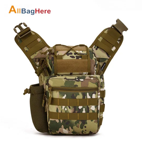 CP Camo Военная Мужская сумка на плечо для путешествий DSLR камера сумка через плечо модная нейлоновая Водонепроницаемая походная спортивная сумка через плечо мужские сумки через плечо - Цвет: CP Camo
