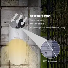 Своеобразный индукционный светодиодный настенный светильник на солнечной энергии на открытом воздухе, водонепроницаемый светильник для двора, уличный светильник на солнечной энергии