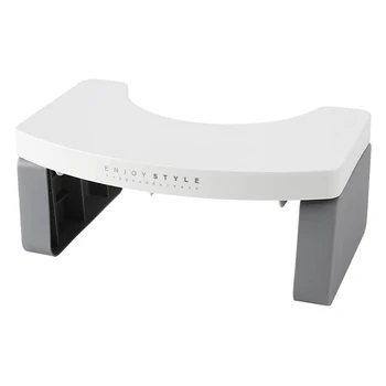 

ENJOYSTYLE Non-Slip Squatting Stool Bathroom Squatting Stool Portable Household Bathroom Stool