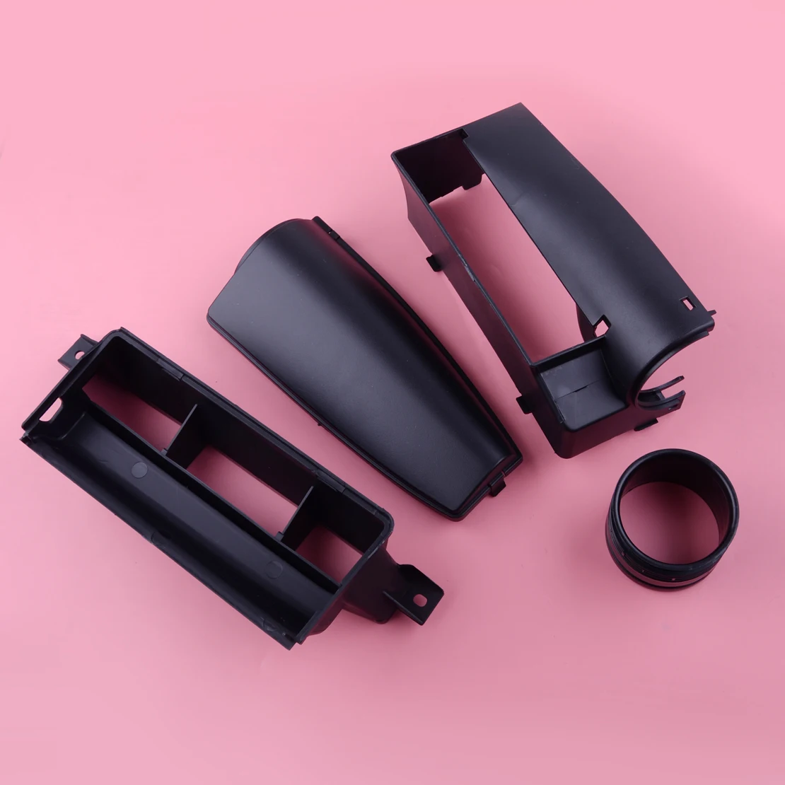 

DWCX 4Pcs 1k0805962E 1K0805965J 3C0805971A Plastic Air Intake Cover Guide Inlet Duct Assembly Fit for VW Tiguan Sharan Passat B6
