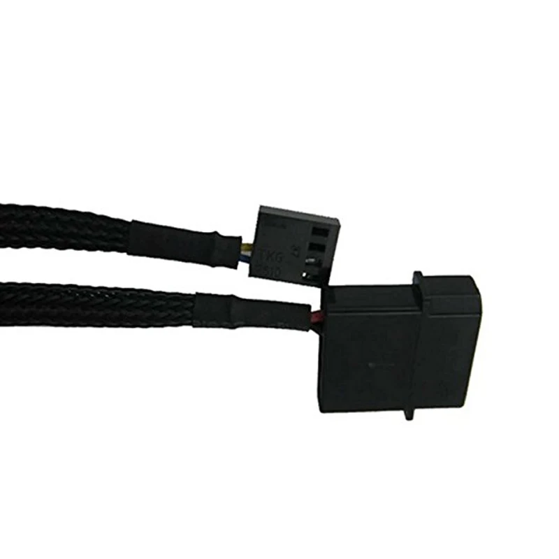 Кабель разветвитель питания PWM с рукавом 4 контактный разъем Molex / SATA для 3 5 6 Spliter