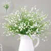 5 Branches Artificial Flower Fake Plants Simulation Lily of the Valley  Fake Flower Plastic Garden Wedding Home Decoration ► Photo 2/6