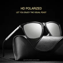 WISHCLUB, брендовые, классические, унисекс, Ретро стиль, солнцезащитные очки, пилот, блики, поляризационные линзы, винтажные очки, аксессуары, солнцезащитные очки для мужчин/женщин