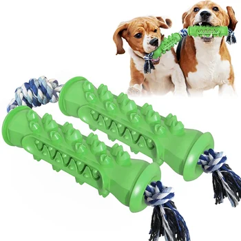 

Dog Molar Toothbrush Toys Chew Cleaning Teeth Toys Safe Elasticity Soft Rubber Puppy Dental Care Extra-tough Pet Cleaning Toy