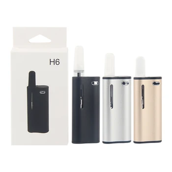 

H6 Preheating VV Starter Kit Built in 350mAh Battery Variable Voltage Box Mod Magnetic Vape .5ml Empty Vaporizer Cartridge