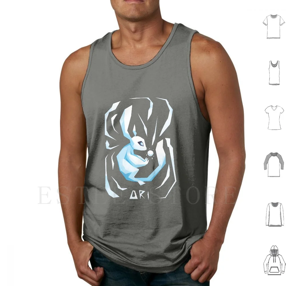 Gathering The Light Tank Tops Vest Videogame Gaming Ori E The Blind Forest Ori Light Ein Fanart Ori E The Will Of