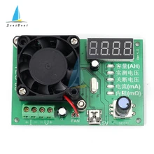 Tester de capacidad de batería TEC-06, 16W, carga electrónica de corriente constante, máximo 500AH, pantalla LED móvil, Módulo de prueba de energía con ventilador